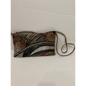 VINTAGE LEATHER CROSSBODY SIGNED BRIT ROSEN